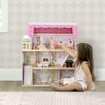 thumbnail image 6 of Delta Children Little Gem Dollhouse - Wooden 3-Story Dollhouse with 4 Rooms - Includes 16 Accessories - Fits 5-inch Dolls - Pretend Play Dream Gift for Ages 3+, 6 of 13