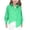 Green, variant on Girls Button Down Shirts Casual Solid Collared Oxford Shirt School Uniform Loose Fit Elastic Cuff Long Sleeve Tops (Beige, 9-10 Years)