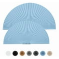 thumbnail image 1 of 2PCS Half Moon Round Window Cover Half Circle Window Shades Cordless Non-Woven Self Adhesive Shades Temporarily Window Blinds Cover Easy to Cut Install, 1 of 9