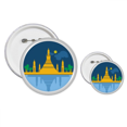 thumbnail image 1 of Tailandia templo especial escudo Insignia insignia botón diseño conjunto, 1 of 3