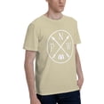 thumbnail image 2 of Pacific North West Mountain Men'S Basic Short Sleeve T-Shirt Natural 6x-Large, 2 of 5