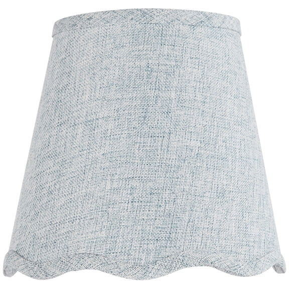 Springcrest Mylie Gray Scallop Empire Lamp Shade 4x6x5.5 (Clip-On)