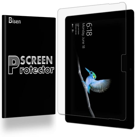 Microsoft Surface Go (2018 Release) [3-PACK BISEN] Screen Protector, HD Clear, Anti-Scratch, Anti-Shock,