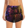 thumbnail image 4 of Lsque Five Nights At Freddy'S Printed Women's Running Shorts with Liner Pockets,Elastic Quick Dry Workout Athletic Gym Yoga Shorts,Womens High Waist Shorts-Small, 4 of 9