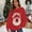 Red#12, variant on Yteetum Women's Oversized Christmas Sweatshirts Crewneck Loose Fits Pullover Hoodless Sweatshirts Top Womens Casual Round Neck Xmas Graphic Print Long Sleeve Fall Sweatshirt Fall Clothes Clothes