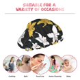 thumbnail image 6 of KLL Lilies Flowers Pattern Shower Cap & Bath Cap for Women,Reversible Oversized Waterproof Shower Caps for all Hair Lengths,Elastic Reusable Bathing Hair Cap, 6 of 6