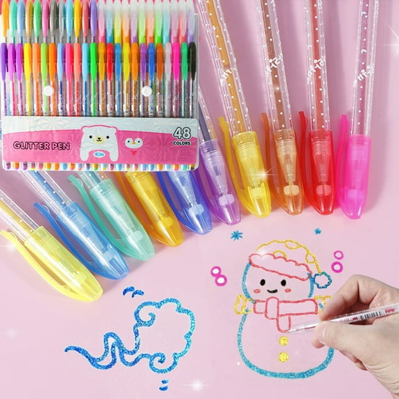 PALIFEUR Bible Highlighters No Bleed, Pack of 48 Highlighters Assorted Colors, Gel Highlighter Bulk, Shool & Bible Study Supplies