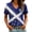Dark blue, variant on T Shirts for Women Women Retro Scottish Football Short Sleeve Breathable Quick Dry Sports T Shirt Outdoor Training Gym Athletic Fan Wear Top Navy S
