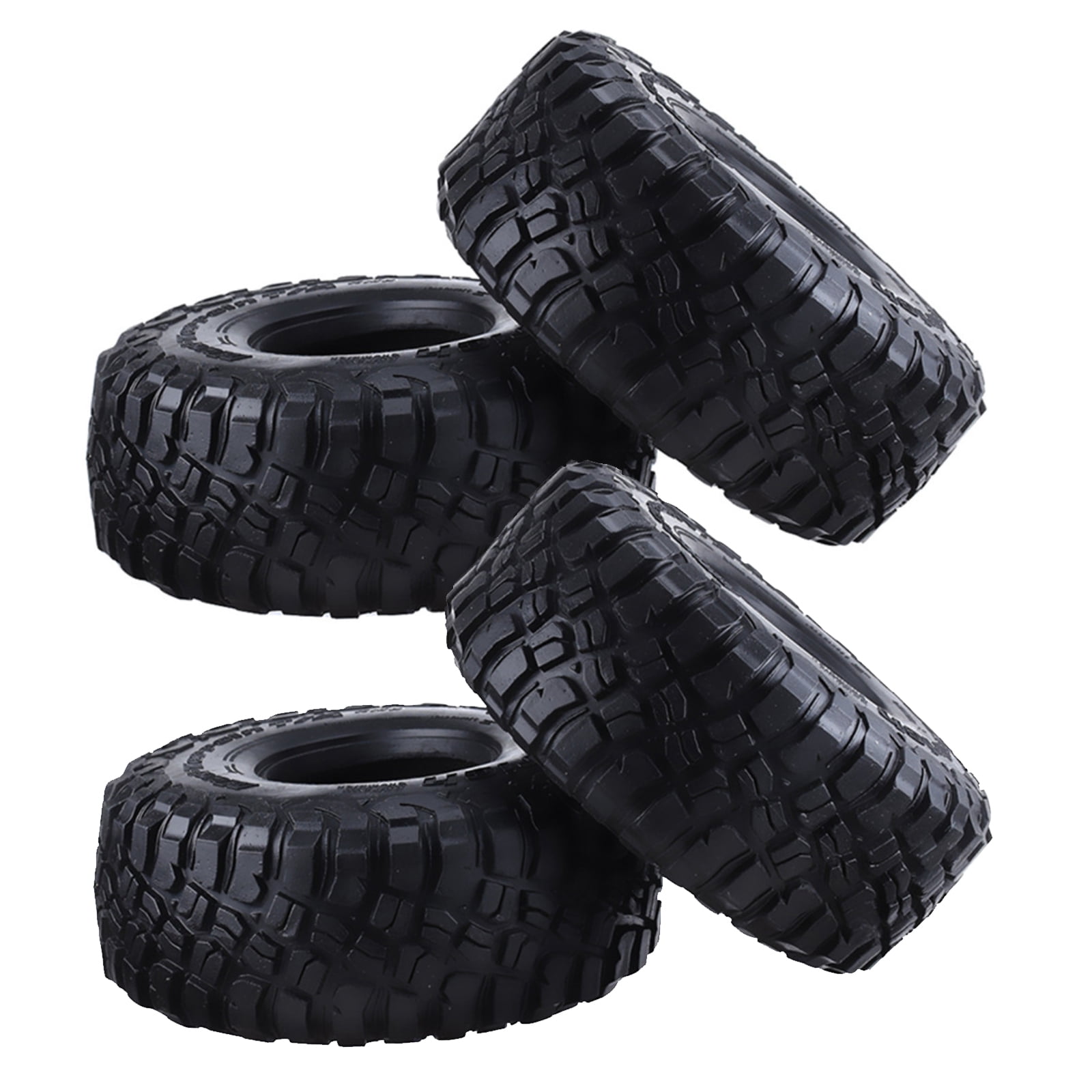 Runup Pneus 1,9 Pouces (120mm) – Caoutchouc Super Grip Pour SCX10, TRX4, CC01, 1/10 RC Crawler