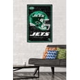 thumbnail image 2 of NFL New York Jets - Neon Helmet 24 Wall Poster, 22.375" x 34", 2 of 4