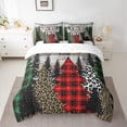 thumbnail image 2 of Homewish Christmas Tree Child Twin Bedding Sets 7-Piece, Fashion Leopard Print Bedding Comforter Set, Winter Christmas Festival Sheet Sets, Ultra Soft Bedroom Decor, 2 of 7