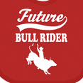 thumbnail image 4 of Inktastic Future Bull Rider Rodeo Riding Boys Baby Bib, 4 of 4