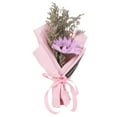 thumbnail image 1 of Arreglo romántico de flores secas con girasoles rosados para bodas y festividades, regalo de belleza natural, 1 of 7