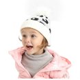 thumbnail image 2 of Toddler Winter Hat For Baby Girl Boy Knitted Warm Skiing Cap Lovely Pompom Kids Beanie Autumn Winter Warm Cap Baby Infant Winter Hat Knit Baby Girl Hats Warm Baby Hat, 2 of 4