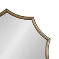 thumbnail image 4 of Kate and Laurel Lalina Modern Scalloped Round Wall Mirror, 24 Inch Diameter, Gold, Decorative Glamorous Wall Decor Accent, 4 of 8