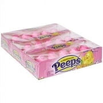 PEEPS Easter Pink Chicks, 15 count package