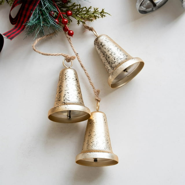 Décorations de Noël Hangs Cloche Décorative de Noël Ornement à Carreaux Rouges et Noirs Branche Baie Sonnette Festive Accroche-Porte Décoration Murale Ornement Suspendu de Noël Déguisement pour la Maison