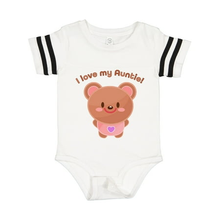 

Inktastic I Love My Auntie- Cute Baby Bear Gift Baby Boy or Baby Girl Bodysuit