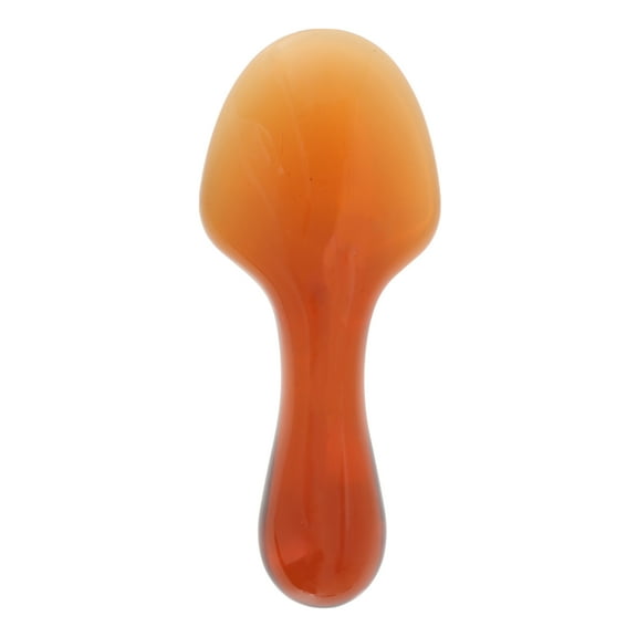 Unique Bargains 1 Pc Gua Sha Facial Massage Beauty Tool Spoon-shaped Skincare and Massaging Tool Coffee Color