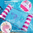 thumbnail image 4 of Flotador inflable rosa para piscina, hamaca para piscina, salón, 1 unidad, 4 of 5