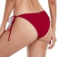 thumbnail image 5 of RELLECIGA Women's High Cut Brazilian Tie Side Bikini Bottom, 5 of 6
