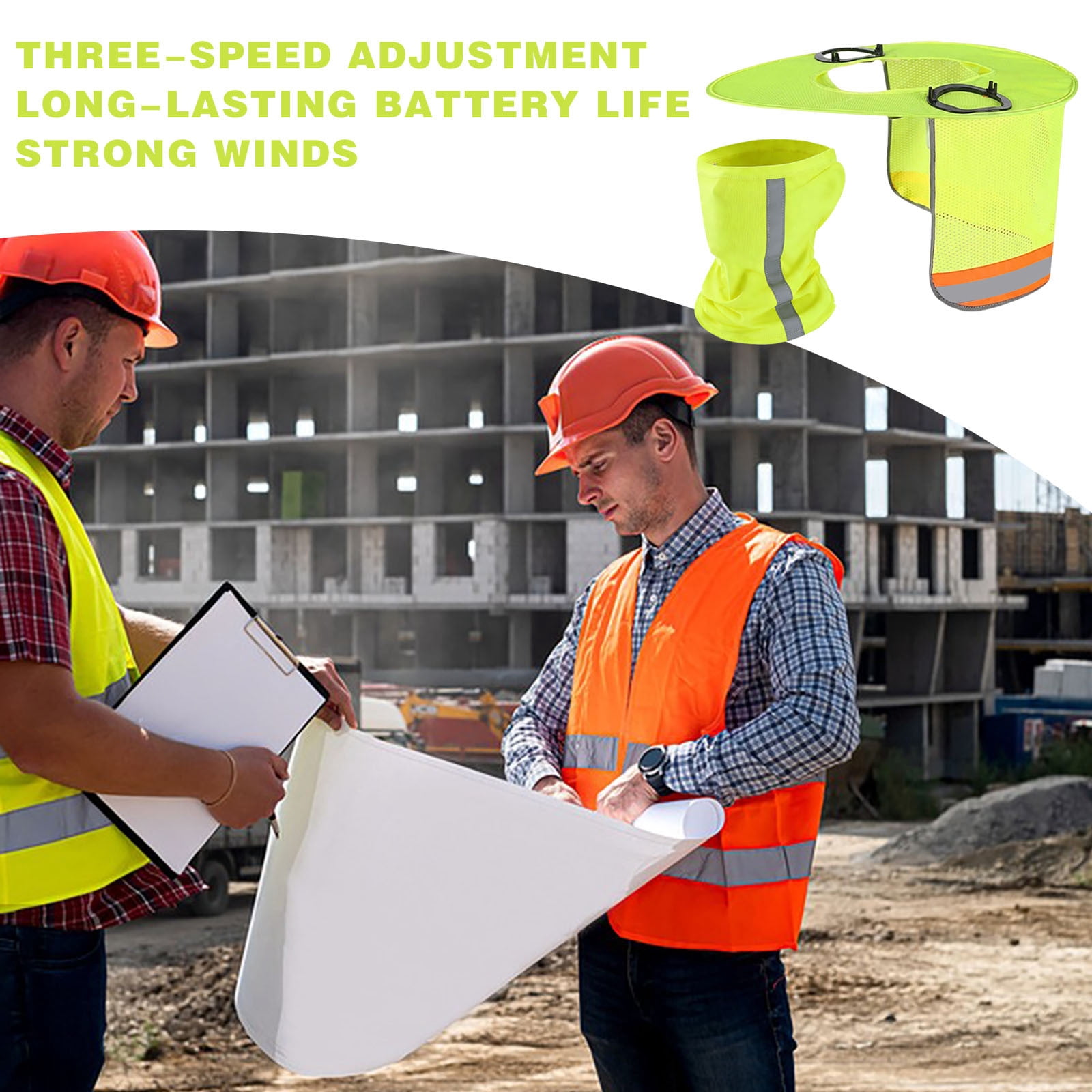 Fufafayo Sun Hat with Face Shield, UPF 50+ Sun Protection Hat, Foldable Brim Safety Helmet Attachment for Outdoor Work Gardening Construction