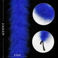 thumbnail image 2 of Fluffy Marabou Feather Boa,2 Yards Boas Feather,Faux Marabou Feather Craft for Craft Clothes Accessories Latin Wedding Dress Home Party Costumes Decoration,Blue Feather Boas, 2 of 5