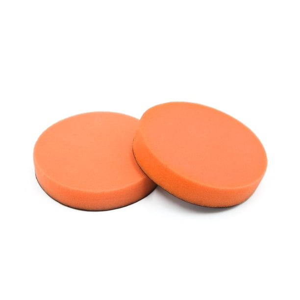 2Pcs Rueda 5" Auto Esponja Limpieza Espuma Almohadilla de Pulido Encerado para Pulir