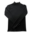 thumbnail image 5 of TRUBKH Women's Sweaters Scoop Neck Long Lantern Sleeve Thermal Shirts for Winter Thermal Shirts for Women Pullover Top Womens Thermal Tops Seamless Knit Womens Tops Black M, 5 of 5