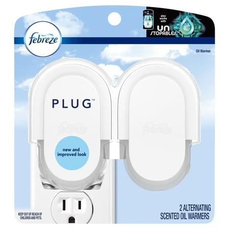 - (2 pack) Febreze Plug Scented Oil Warmer, 4 Count