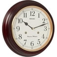 thumbnail image 2 of Seiko QXH202ZLH Wall Chime Clock, Brown, 2 of 4