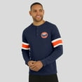 thumbnail image 6 of Men's Darius Rucker Collection by Fanatics Navy Houston Astros Waffle-Knit Raglan Long Sleeve Henley T-Shirt, 6 of 6