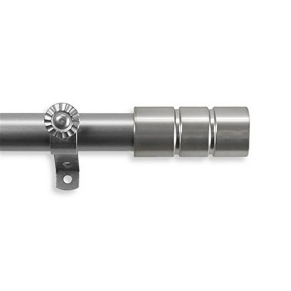 Theo 13/16 inch Curtain Rod-Color:Cocoa,Size:66-120"