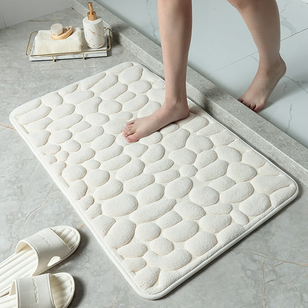 Anti Slips Bath Mat, Soft Absorbent Bathroom Rug, 20"x32