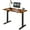 Mahogany, variant on FLEXISPOT 48"x30" Home Office Height Adjustable Standing Desk with Hooks, Ergonomic Electric 2-Stage Stand Up Computer Desk, Black and Mahogany