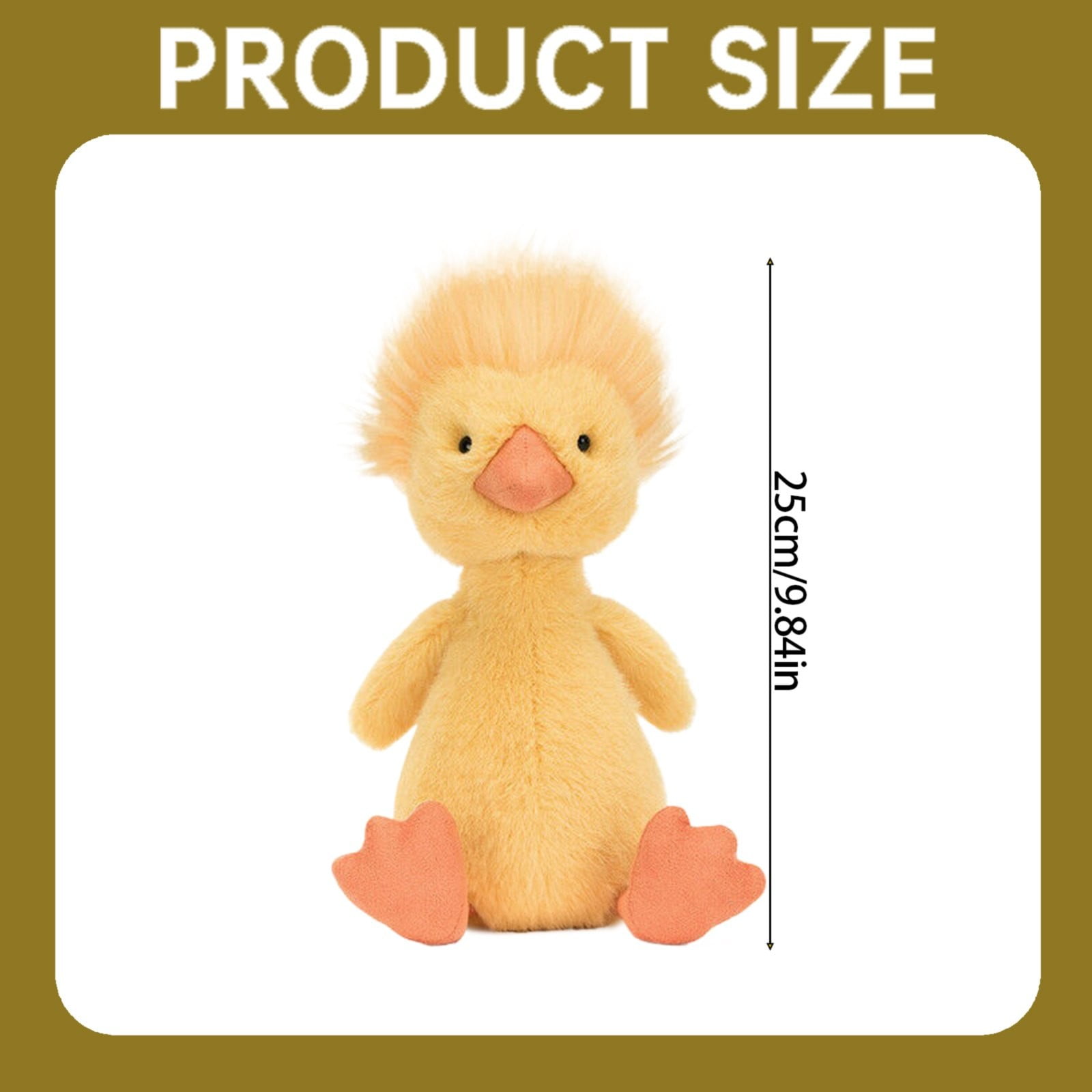 Jellycat Dorit Duckling - Tumblie Duck Stuffed Animal, Medium 9.84