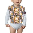 thumbnail image 6 of Zufioo Cat Paw (2) Print Toddler Adjustable Waterproof Bib, 11.6x15 Inch Feeding Bib Suitable for 6-24 Month Babies, 6 of 8