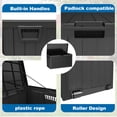 thumbnail image 6 of ZEUKMXOO 75 Gallon Outside Deck Box,Waterproof UV-Resistant Storage Bin for Cushion, Pillows, Suitable for Outdoor, Indoor (Black), 6 of 7