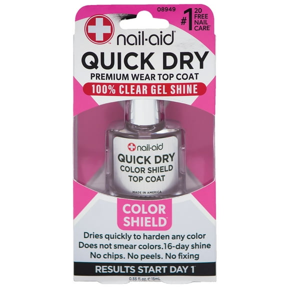 Nail-Aid - Quick Dry Glass Shine Top Coat