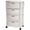 White, variant on Oriental Furniture Weave End Table with 5 Drawers, Mocha