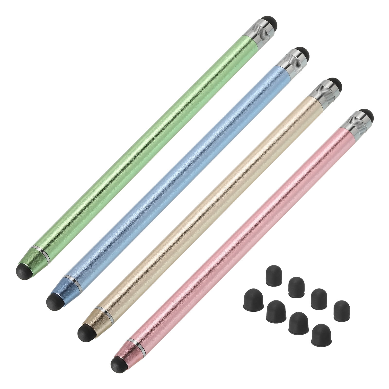 4pcs Stylus Pens for Touch Screens with 8 Extra Tips Capacitive Stylus