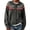 Gray, variant on Nordic Pattern Toggle Cardigan For Women Long Sleeve Crew Neck Warm Knit Christmas SweatersS-3XL