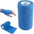 thumbnail image 4 of 5 Yds Self Adhesive Bandage Gauze Rolls Elastic Adherent Tape First Aid 3" Wrap, 4 of 5