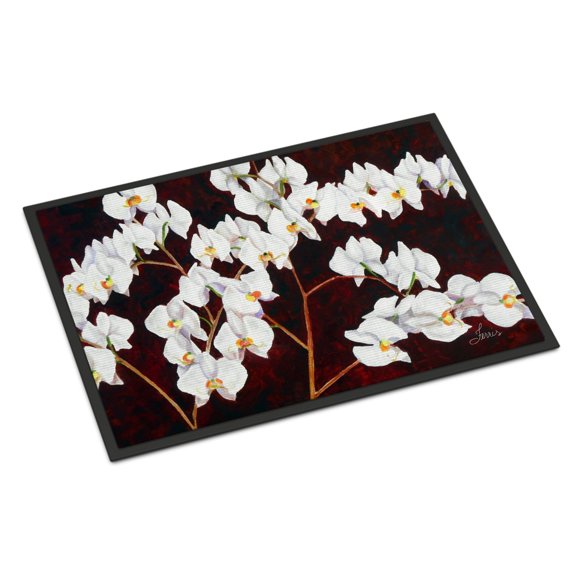 Carolines Treasures FHC1003JMAT Ordchids by Ferris Hotard Doormat 24x36 36"L x 24"W multicolor