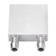 thumbnail image 2 of Radiador de CPU de aluminio, bloque de refrigeración por agua, disipador de calor líquido para enfriador de agua, 40x40x12mm, 2 of 2