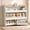 white, variant on Scohul 2-Tier Kids Toy Storage Organizer, Montessori Toddler Bookshelf with Removable Rolling Bins for Playroom & Nursery, White