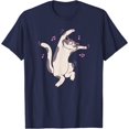 thumbnail image 2 of Cute Funny Dancing Cat Kitty Kitten Music Note For Men Women T-shirt Cat Lover Funny Cat Shirt Cat Lover Cat Owner Gift Pet Lover Shirt, 2 of 10