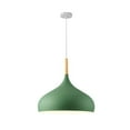 thumbnail image 1 of Wood Metal Colorful Pendant Lamp, Creative Ceiling Pendant Light Fixture, Modern Pendant Lighting, Farmhouse Pendant Light for Over Kitchen Island Dining Room Table Bar Entrance Cafe, 1 of 7