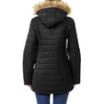 thumbnail image 3 of Ma Croix Women's Lightweight Puffer Jacket with Detachable Fur Hood, 3 of 7