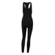 thumbnail image 4 of Mono de mujer Lucakuins, mameluco ahuecado sin mangas con cuello en U de color sólido para mujeres adultas, negro, S/M/L Lucakuins  moda, 4 of 9